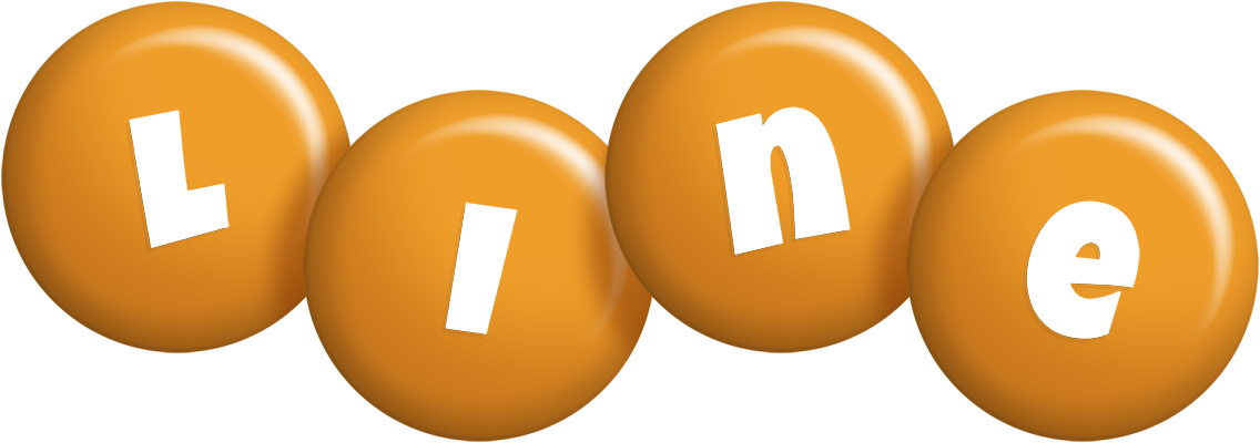 Line candy-orange logo