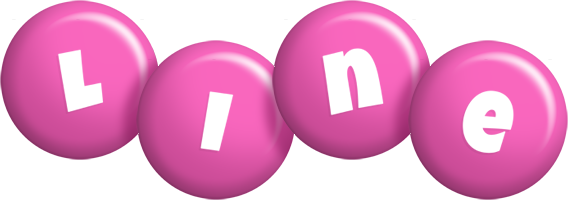 Line candy-pink logo