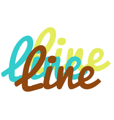 Line cupcake logo