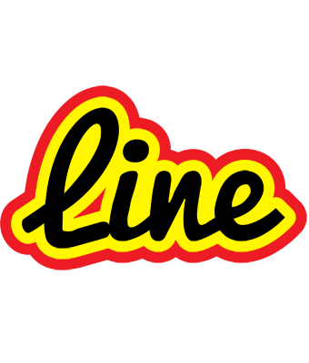 Line flaming logo