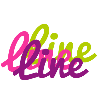 Line flowers logo