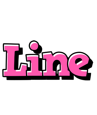 Line girlish logo