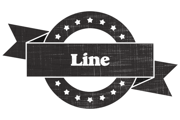 Line grunge logo
