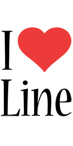 Line i-love logo