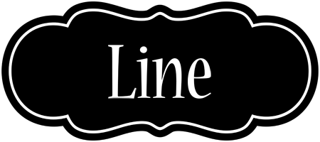 Line welcome logo