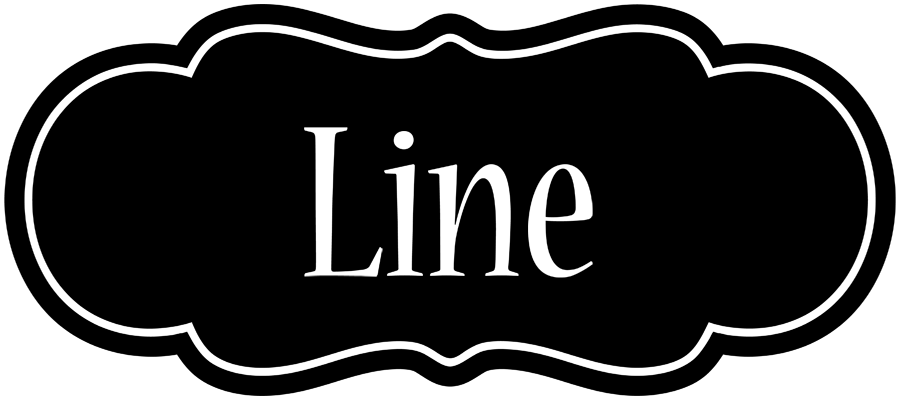 Line welcome logo