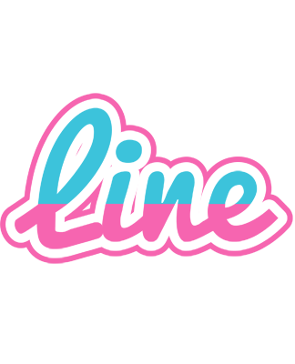 Line woman logo
