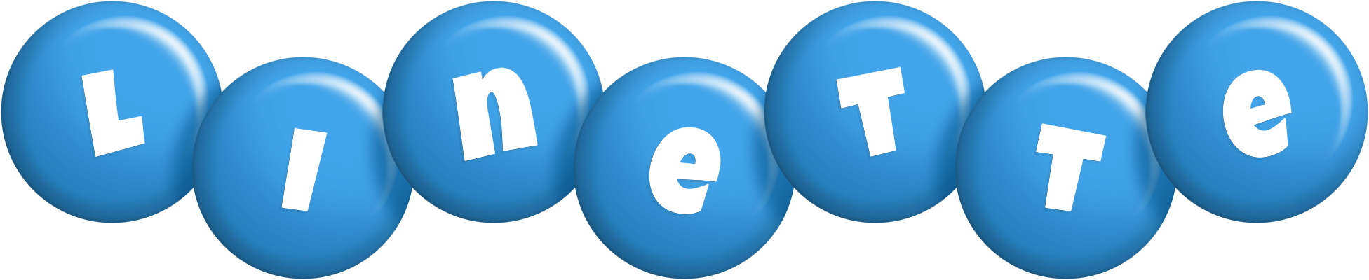 Linette candy-blue logo
