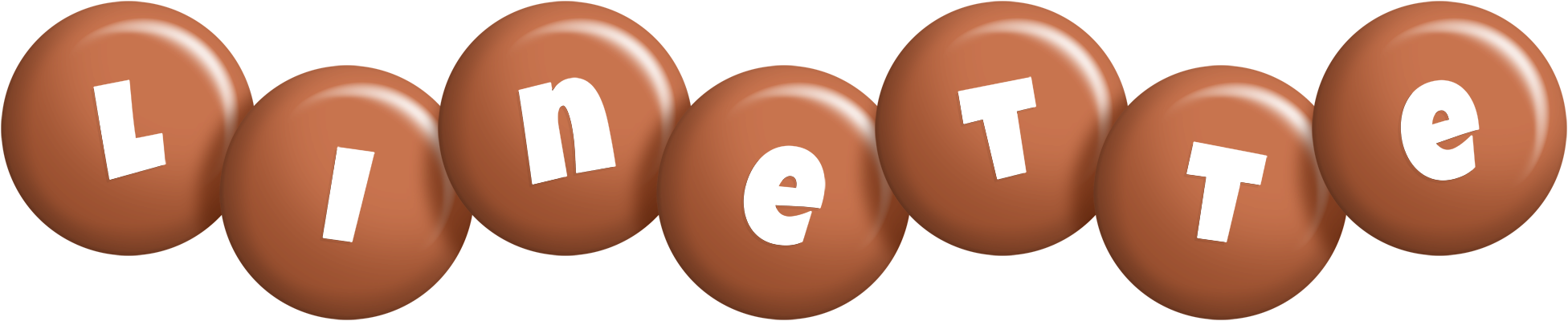Linette candy-brown logo