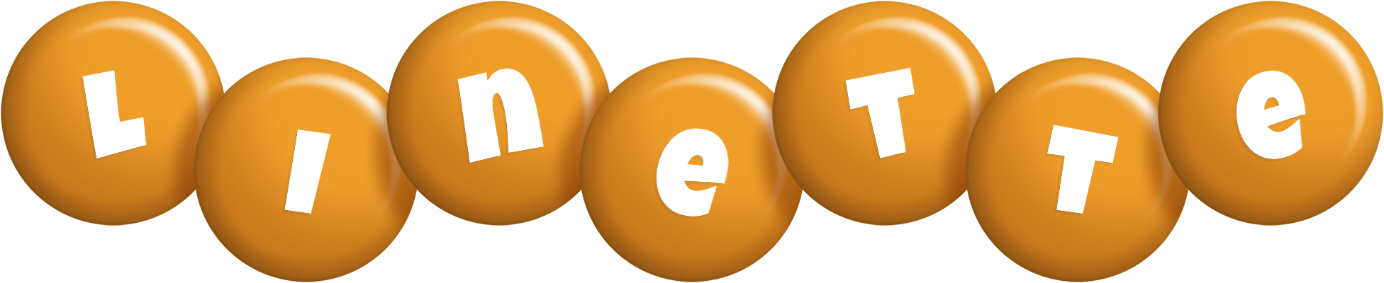 Linette candy-orange logo
