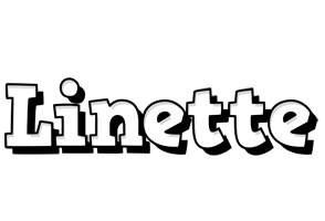 Linette snowing logo