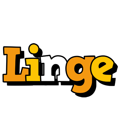 Linge cartoon logo
