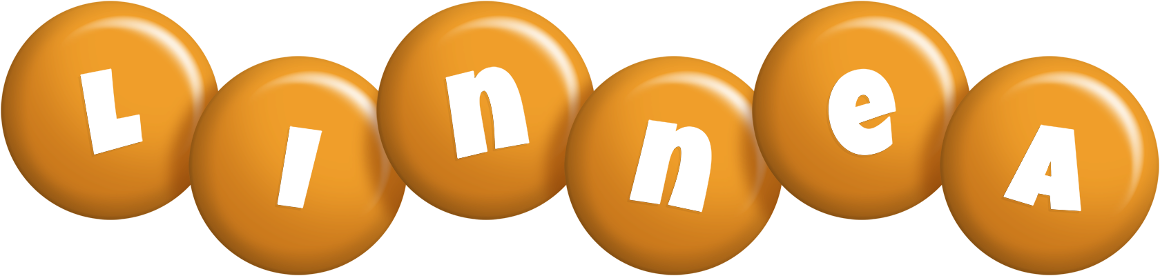 Linnea candy-orange logo