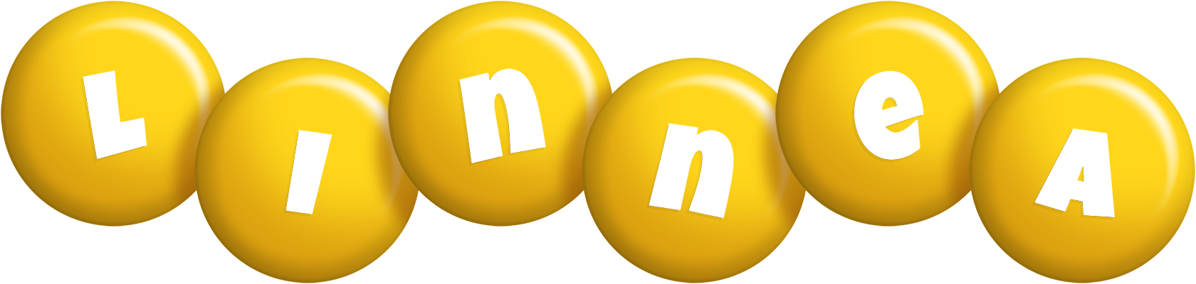 Linnea candy-yellow logo