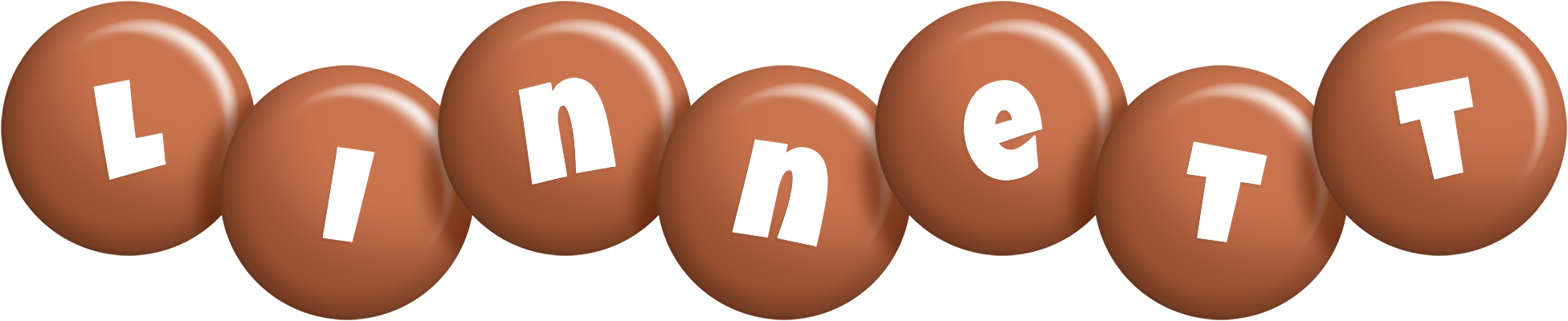 Linnett candy-brown logo