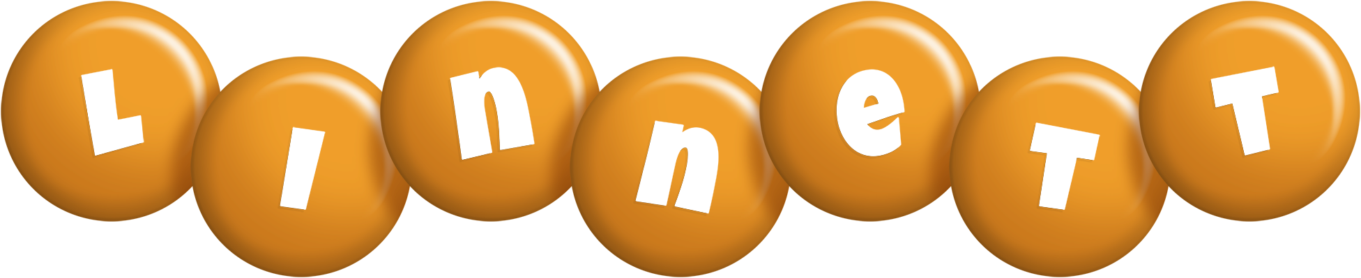 Linnett candy-orange logo