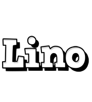 Lino snowing logo
