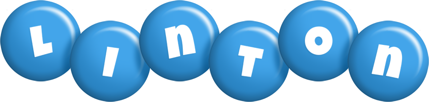 Linton candy-blue logo