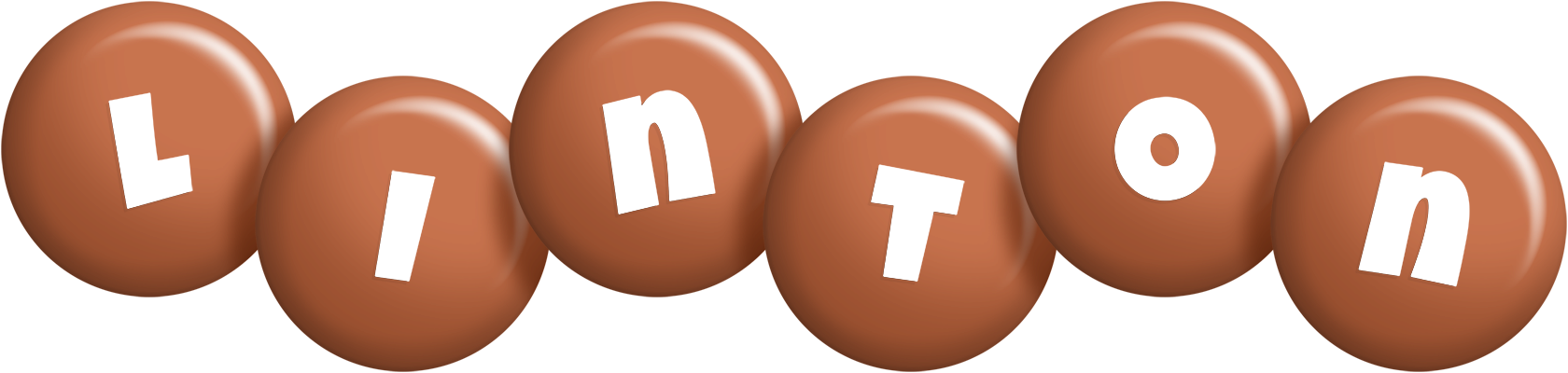 Linton candy-brown logo