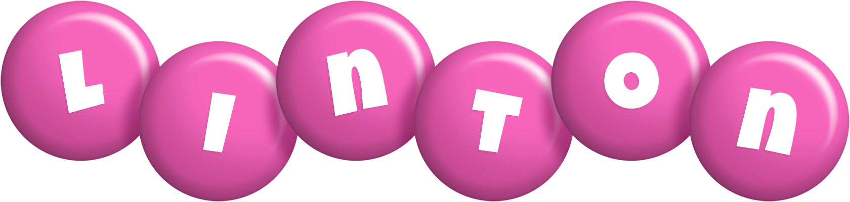 Linton candy-pink logo