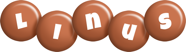 Linus candy-brown logo