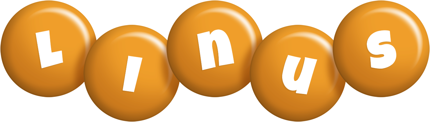 Linus candy-orange logo