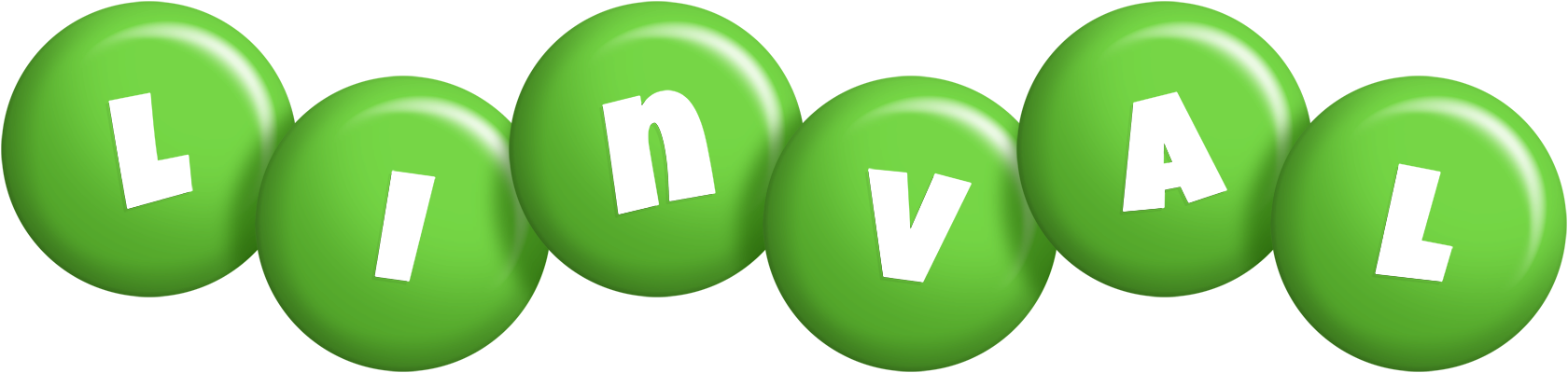 Linval candy-green logo
