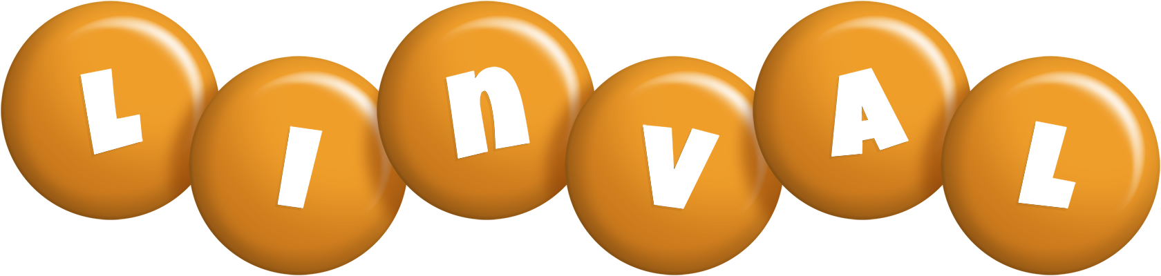 Linval candy-orange logo