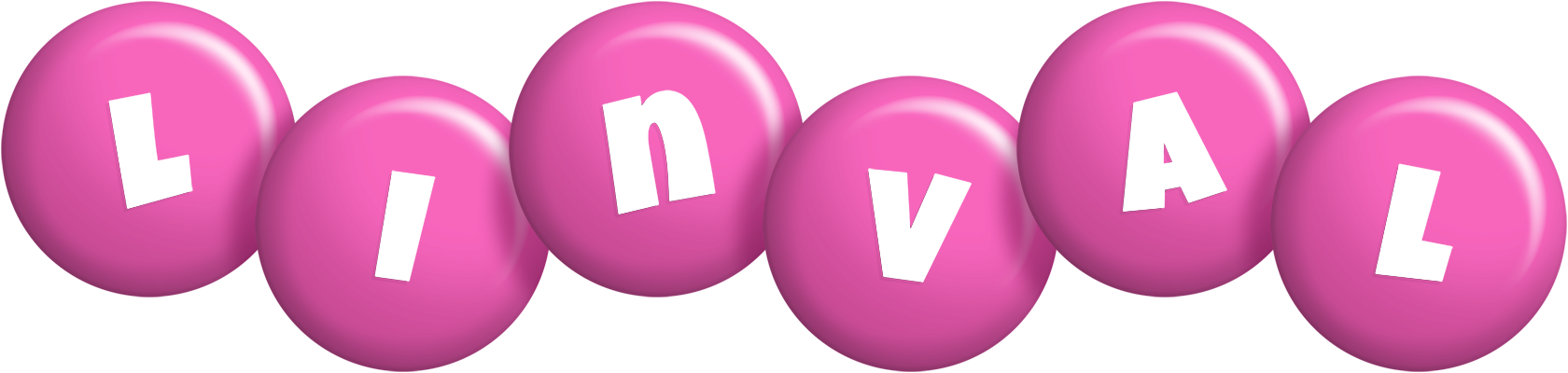Linval candy-pink logo