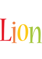 Lion birthday logo