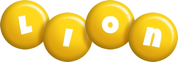 Lion candy-yellow logo