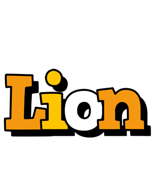Lion cartoon logo