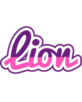 Lion cheerful logo