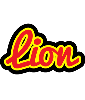 Lion fireman logo