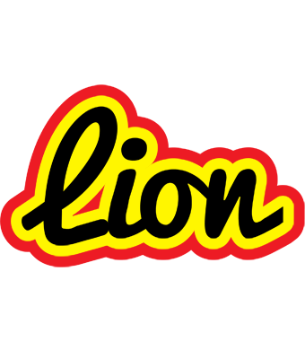 Lion flaming logo