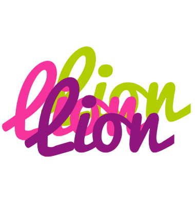 Lion flowers logo