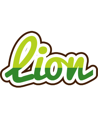 Lion golfing logo