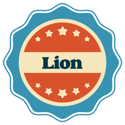 Lion labels logo