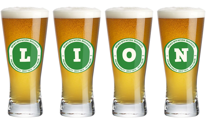 Lion lager logo