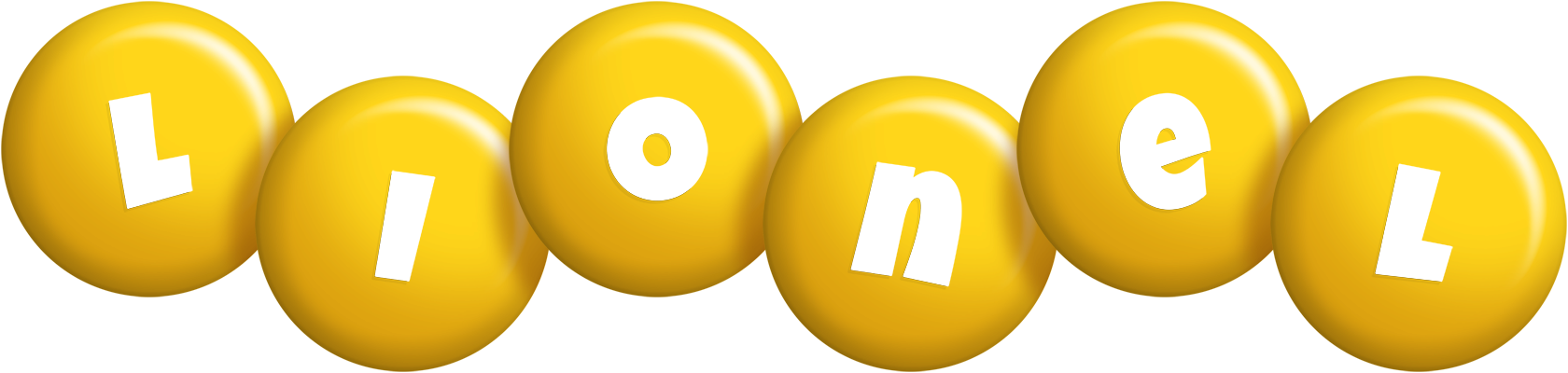 Lionel candy-yellow logo