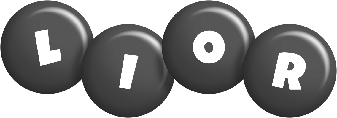 Lior candy-black logo