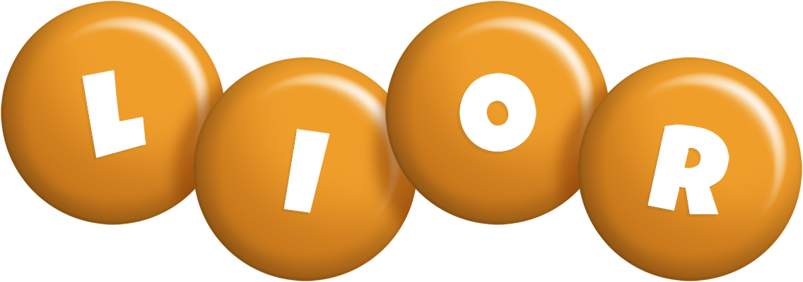 Lior candy-orange logo