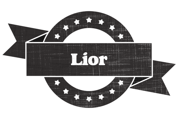Lior grunge logo