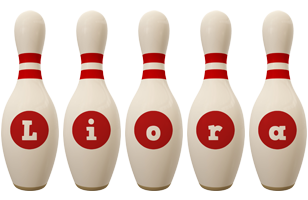 Liora bowling-pin logo
