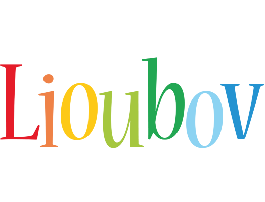 Lioubov birthday logo