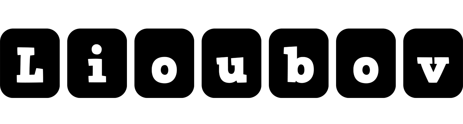 Lioubov box logo