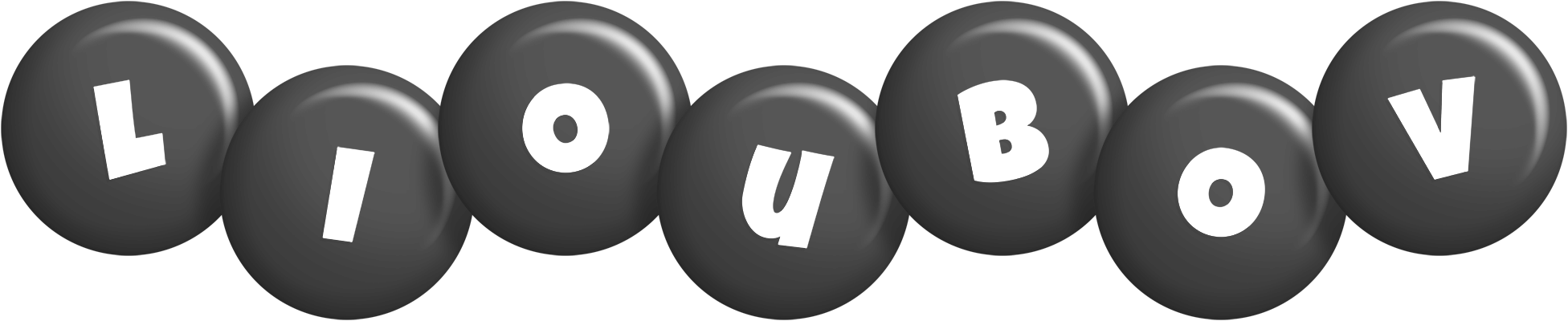 Lioubov candy-black logo