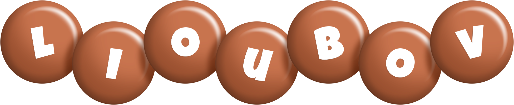 Lioubov candy-brown logo