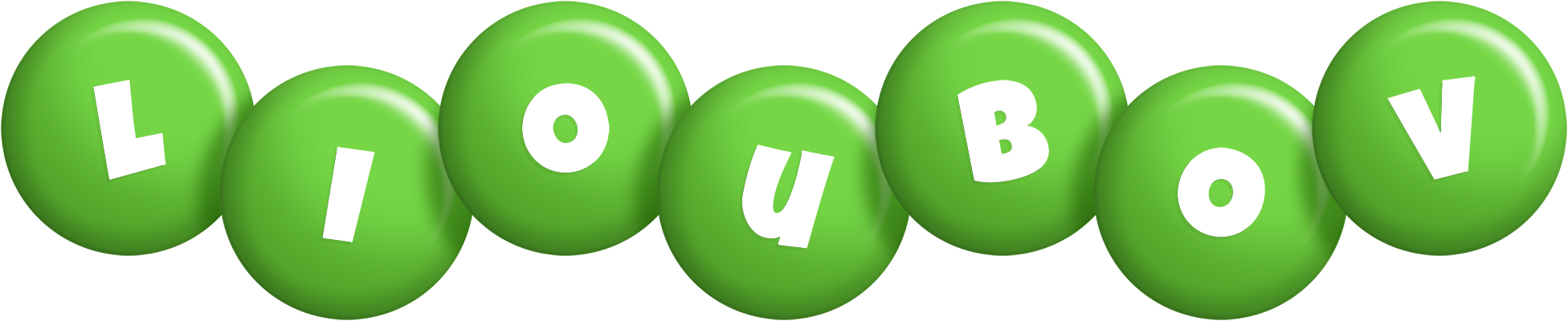 Lioubov candy-green logo