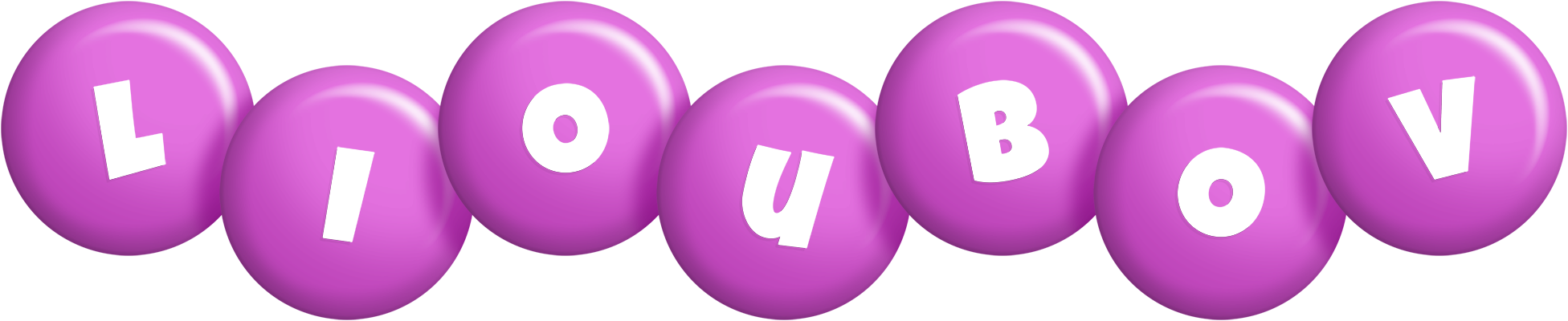 Lioubov candy-purple logo